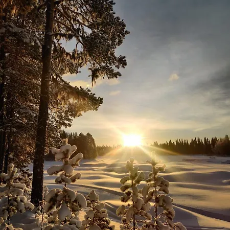 木屋 Levin Huvilompolo 列维